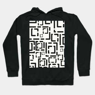 Blocks Black on Off-White 5748 Hoodie